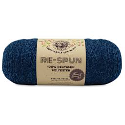Lion Brand Re-Spun Bonus Bundle Yarn - Deep Denim, 658 yards