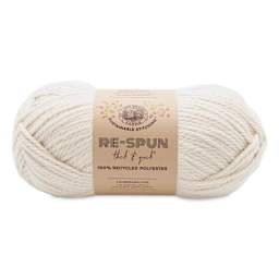 Lion Brand Re-Spun Thick & Quick Yarn - Whipped Cream, 223 yds
