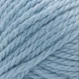 Lion Brand Re-Spun Thick & Quick Yarn - Faded Denim, close-up
