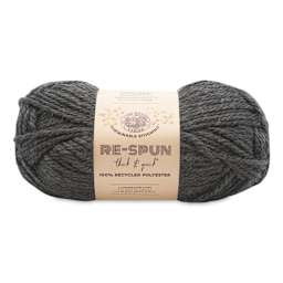 Lion Brand Re-Spun Thick & Quick Yarn - Raven, 223 yds