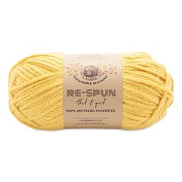 Lion Brand Re-Spun Thick & Quick Yarn - Sunshine, 223 yds