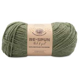 Lion Brand Re-Spun Thick & Quick Yarn - Evergreen, 223 yds