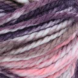 Lion Brand Re-Spun Thick & Quick Yarn - Mixed Berries, close-up