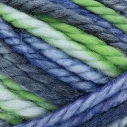 Lion Brand Re-Spun Thick & Quick Yarn - Riverside, close-up