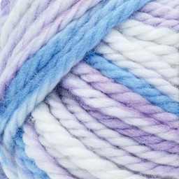 Lion Brand Re-Spun Thick & Quick Yarn - Hyacinth, close-up