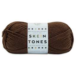 Lion Brand Basic Stitch Anti-Pilling Skein Tones Yarn - Cocoa, 186 yards