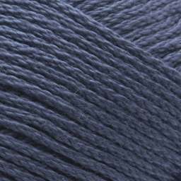 Lion Brand 24/7 Cotton Yarn - Denim, close-up