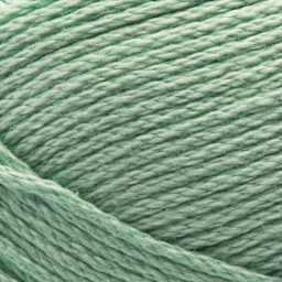 Lion Brand 24/7 Cotton Yarn - Mint, close-up