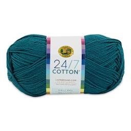 Lion Brand 24/7 Cotton Yarn - Dragonfly, 186 yards