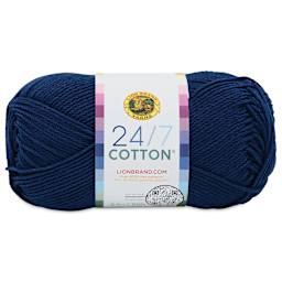 Lion Brand 24/7 Cotton Yarn - Admiral, 186 yards