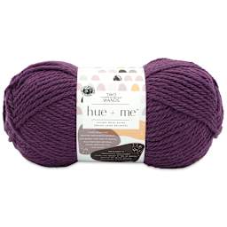 Lion Brand Hue + Me Yarn - Aubergine