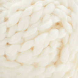 Premier Yarn Chunky Cotton Yarn - White, 50 yards (Close-up of yarn)