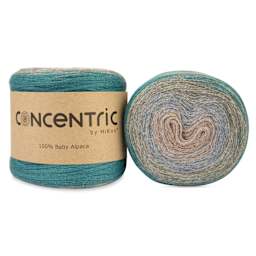 HiKoo Concentric Yarn - Pastel Pop, 437 yards