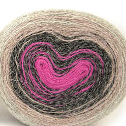 HiKoo Concentric Yarn - Trixie, 437 yards close up to show texture