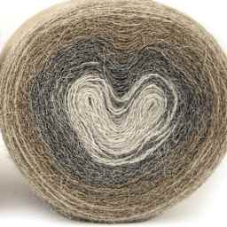 HiKoo Concentric Yarn - Classically Trained, 437 yards close up to show texture