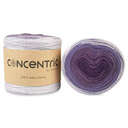 HiKoo Concentric Yarn - Shades of Purple, 437 yards