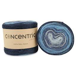 HiKoo Concentric Yarn - Newport Blues, 437 yards