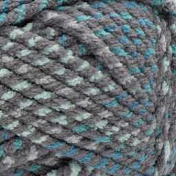 Bernat Blanket Twist Yarn - High Tide, 220 yards (Close-up of yarn)