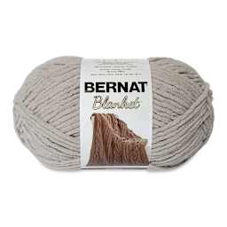 Bernat Blanket Yarn - Pale Grey, 220 yards