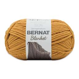 Bernat Blanket Yarn - Burnt Mustard, 220 yards