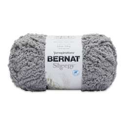 Bernat Sheepy Yarn - Vapor Gray, 149 yards