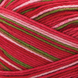 Premier Yarn Fruits Yarn - Guava (close-up of the yarn)