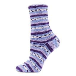Premier Yarn Fruits Yarn - Grape (sock made with Grape yarn)