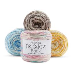 Premier Yarn Anti-Pilling DK Colors Batik Yarn (four skeins stacked together)