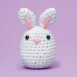 The Woobles Beginner Crochet Amigurumi Kit - Bunny, front