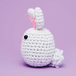 The Woobles Beginner Crochet Amigurumi Kit - Bunny, side