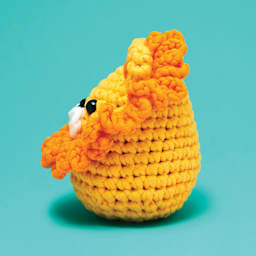 The Woobles Beginner Crochet Amigurumi Kit - Lion, side