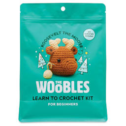 The Woobles Beginner Crochet Amigurumi Kit - Moose front of packaging