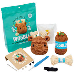 The Woobles Beginner Crochet Amigurumi Kit - Moose
