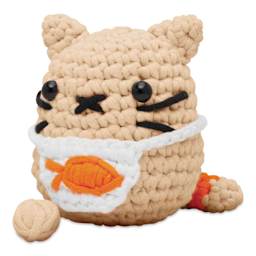 The Woobles Beginner Crochet Amigurumi Kit - Cat