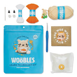 The Woobles Beginner Crochet Amigurumi Kit - Cat - kit contents