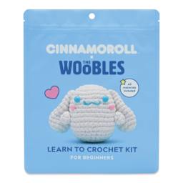 The Woobles Beginner Crochet Amigurumi Kit - Cinnamoroll from Hello Kitty - front of packaging