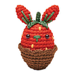 The Woobles Beginner Crochet Amigurumi Kit - Jojo Bunny Sweetie Edition