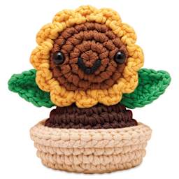 The Woobles Beginner Crochet Amigurumi Kit - Ana the Sunflower
