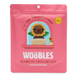 The Woobles Beginner Crochet Amigurumi Kit - Ana the Sunflower packaging