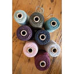 Lion Brand Re-Up Bonus Bundle Yarn, spools of different colors viewed from above