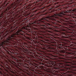 Lion Brand Feels Like Alpaca Yarn - Burgundy, close-up