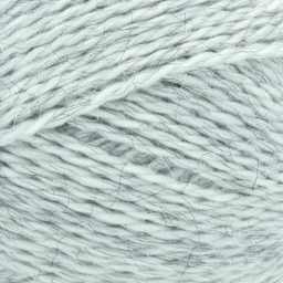 Lion Brand Feels Like Alpaca Yarn - Silver, close-up