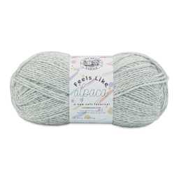 Lion Brand Feels Like Alpaca Yarn - Silver, 273 yds