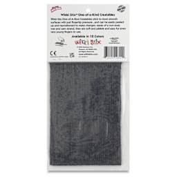 Wikki Stix - Pkg of 36, Black, 6" - back of packaging