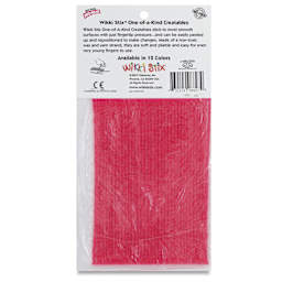 Wikki Stix - Pkg of 36, Pink, 6" - back of packaging