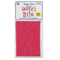 Wikki Stix - Pkg of 36, Pink, 6" - front of packaging