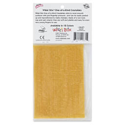 Wikki Stix - Pkg of 36, Yellow, 6" - back of packaging
