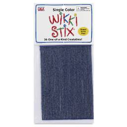 Wikki Stix - Pkg of 36, Dark Blue, 6" - front of packaging