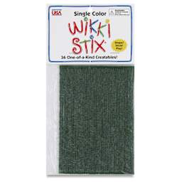 Wikki Stix - Pkg of 36, Forest Green, 6" - front of packaging