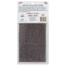 Wikki Stix - Pkg of 36, Brown, 6" - back of packaging